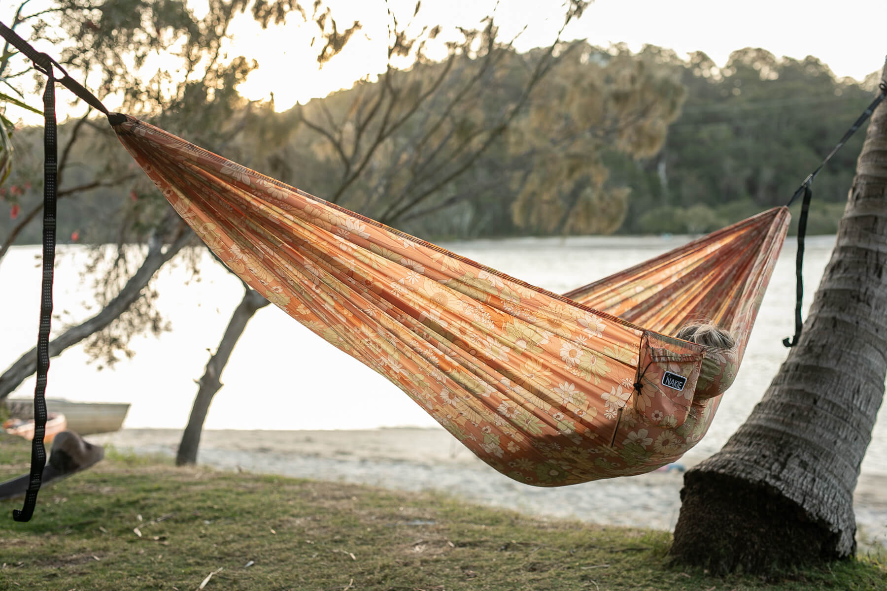 Wild Flower - Recycled Hammock with Straps