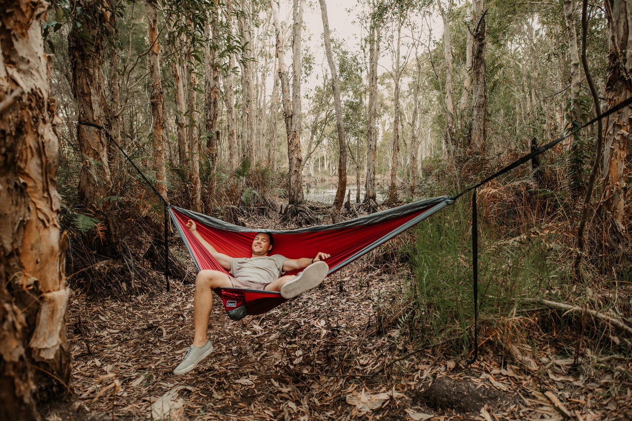 Recycled Hammock with Straps x 2 - Couple Combo